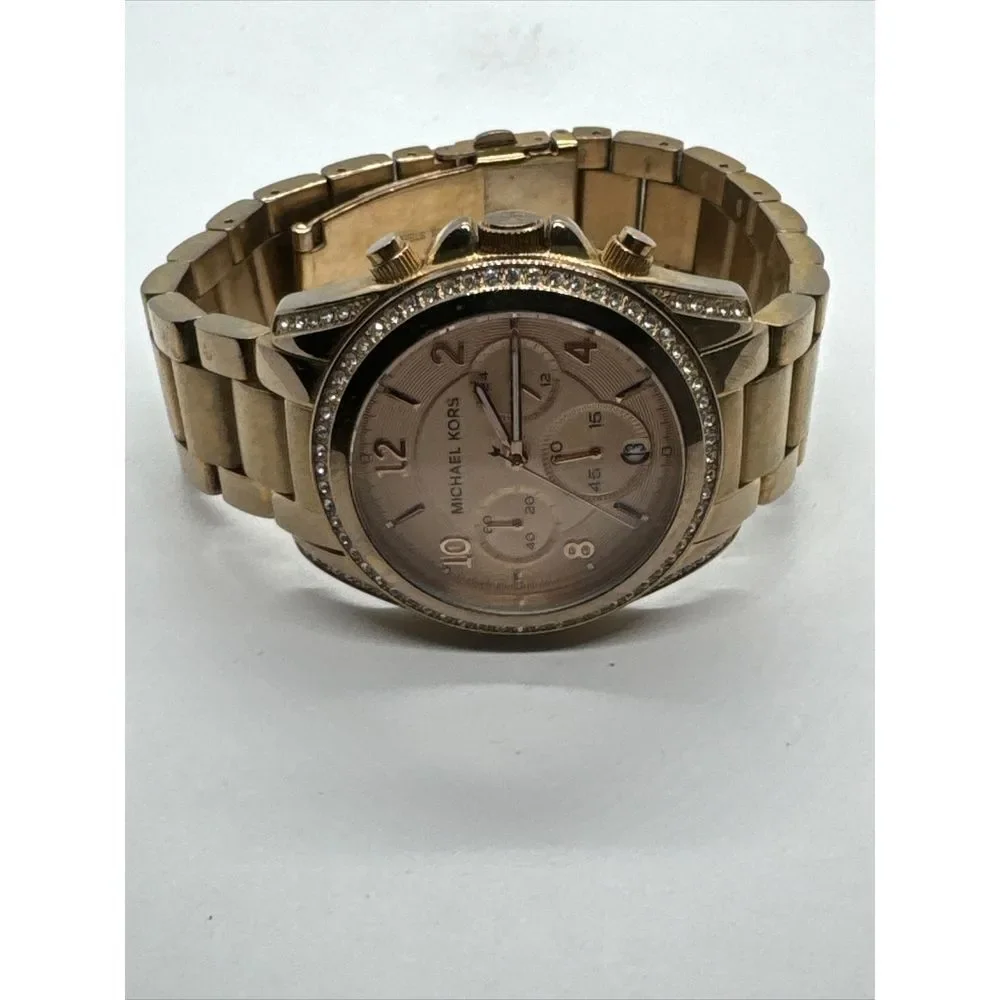 Michael Kors Blair MK5263 Women's Rose Gold-Tone Analog Dial Quartz Watch JNA782